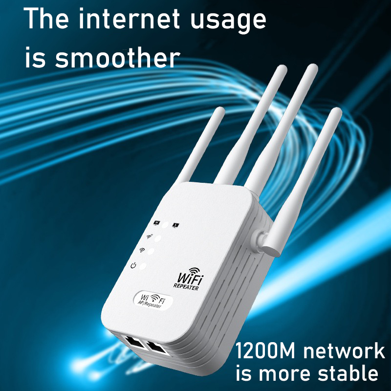 ⭐ 4.5 (2 500 vendus)  Amplificateur de Signal wifi (300 Mbps / 1200 Mbps)